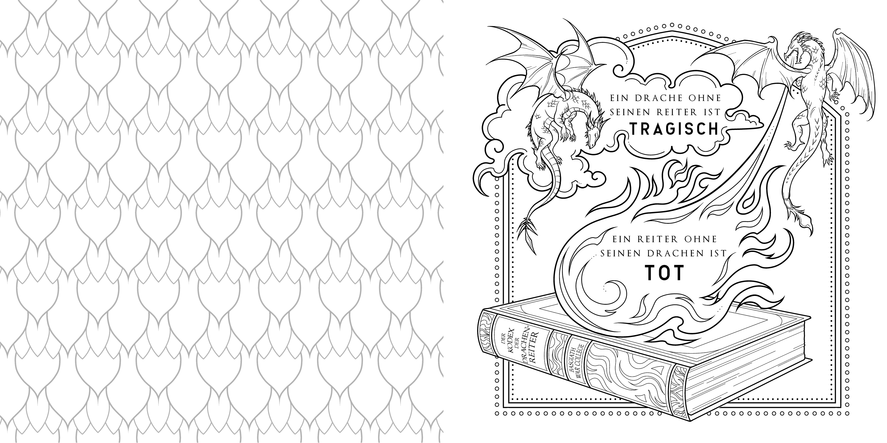 Fourth Wing: Das offizielle Mal- und Stickerbuch