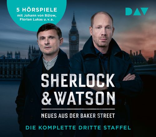 Cover des Buches Sherlock & Watson – Neues aus der Baker Street. Die komplette dritte Staffel von 