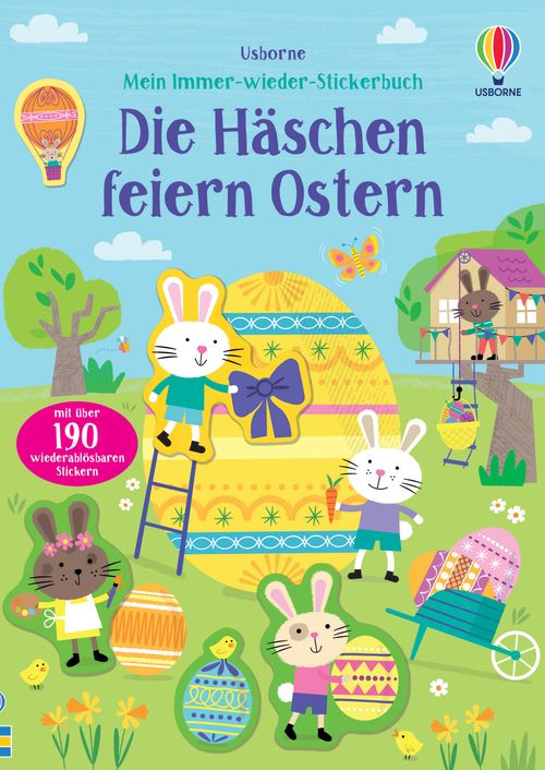 Cover des Buches Mein Immer-wieder-Stickerbuch: Die Häschen feiern Ostern von 