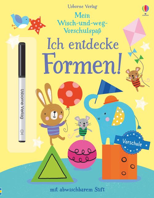 Cover des Buches Mein Wisch-und-weg-Vorschulspaß: Ich entdecke Formen! von 