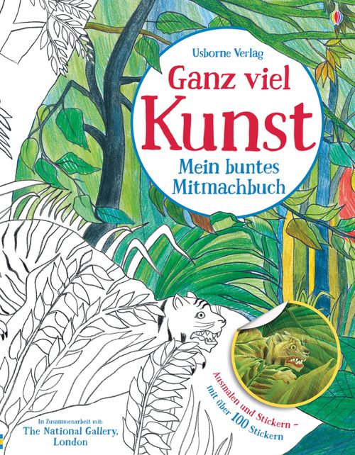 Cover des Buches Ganz viel Kunst - Mein buntes Mitmachbuch von 