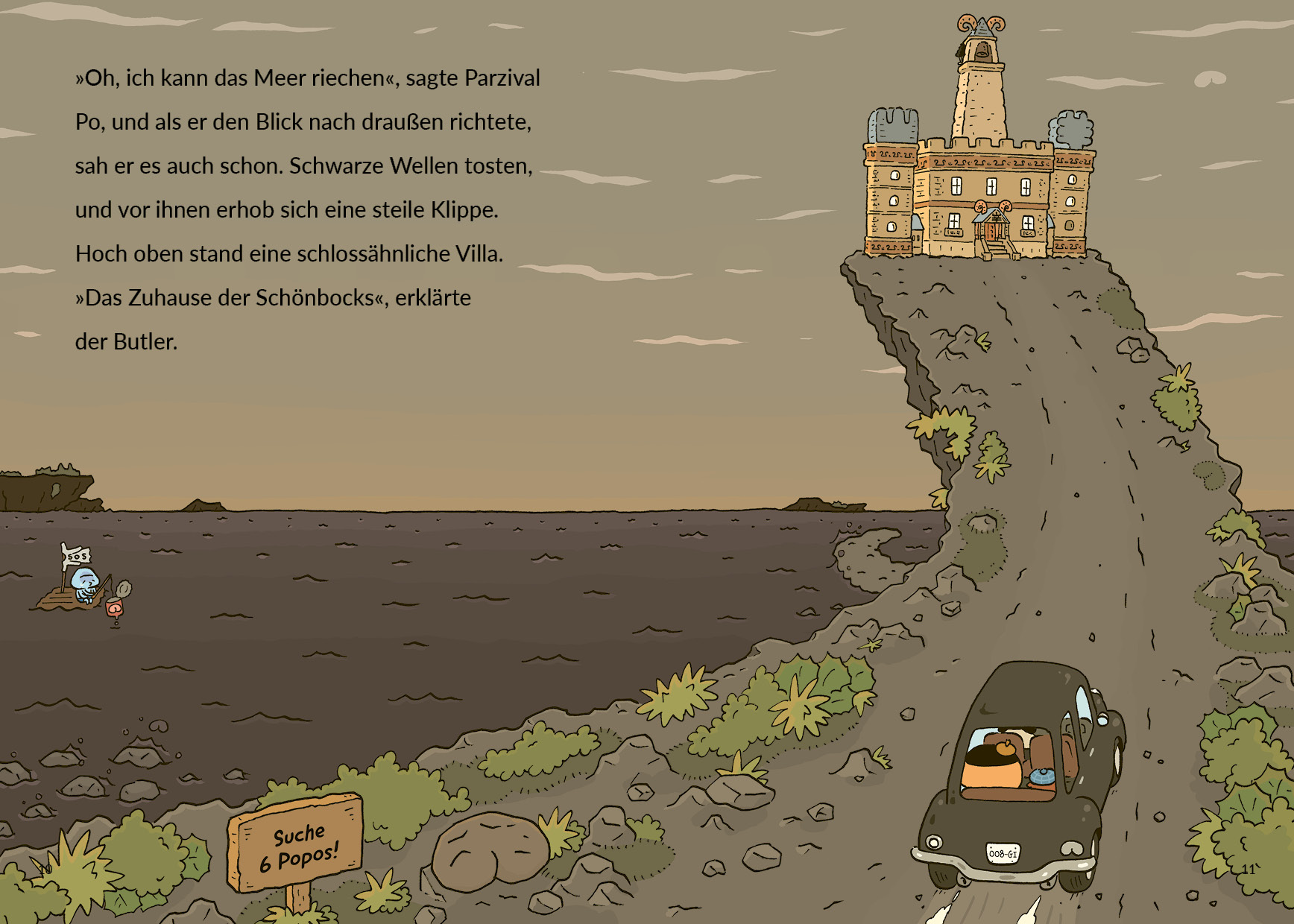 Cover des Buches Detektiv Parzival Po (4) - Der Meisterdieb von  Troll