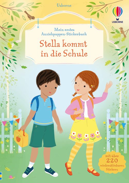 Cover des Buches Mein erstes Anziehpuppen-Stickerbuch: Stella kommt in die Schule von 