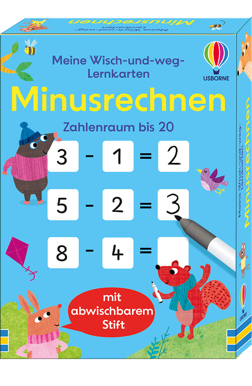 Cover des Buches Meine Wisch-und-weg-Lernkarten: Minusrechnen von