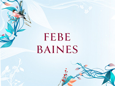 Febe Baines. Figur aus der Buchreihe Love Songs in London Febe Baines. Figur aus der Buchreihe Love Songs in London