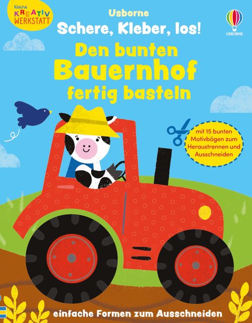 Cover des Buches Kleine Kreativ-Werkstatt – Schere, Kleber, los! Den bunten Bauernhof fertig basteln von  Cover des Buches Kleine Kreativ-Werkstatt – Schere, Kleber, los! Den bunten Bauernhof fertig basteln von