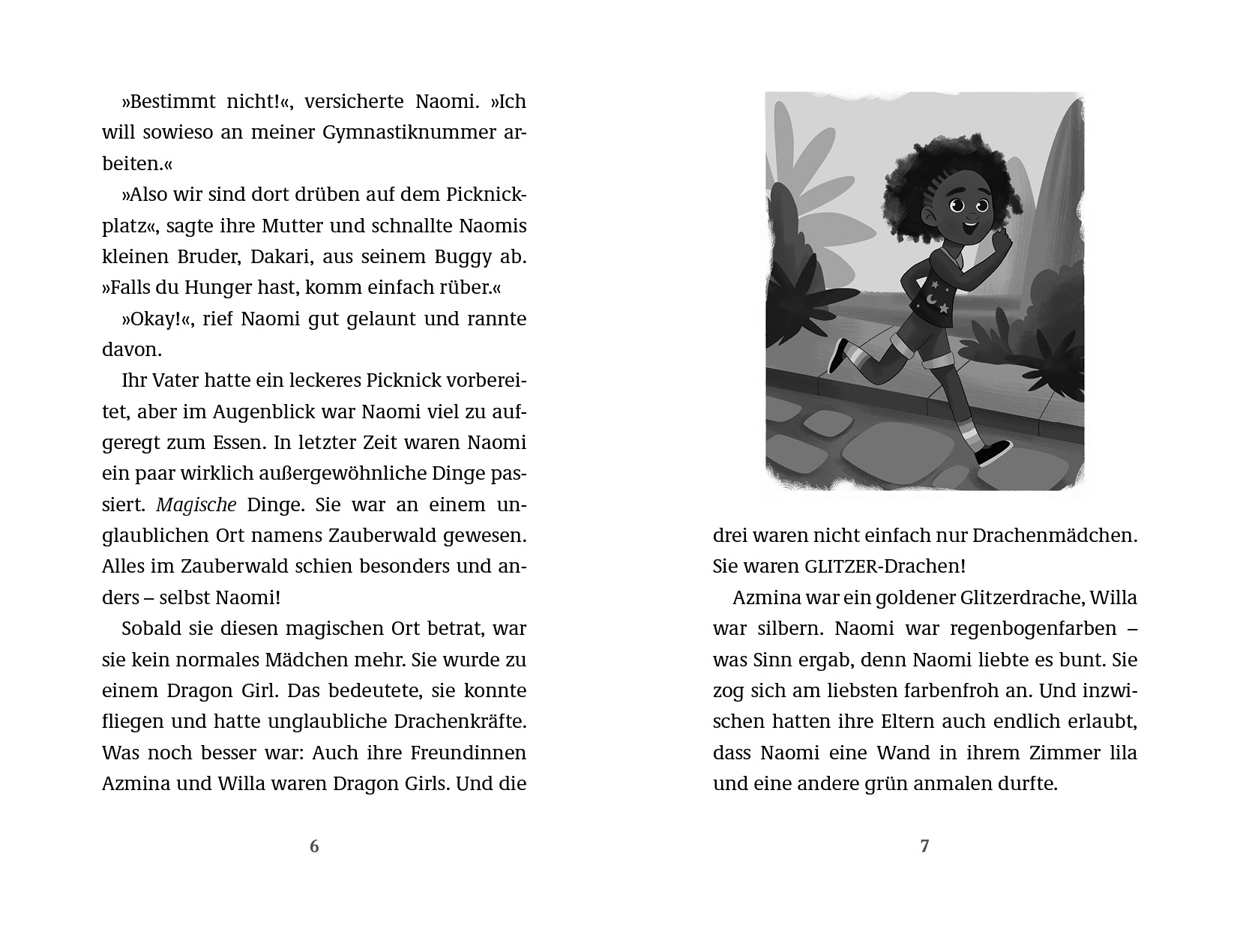 Cover des Buches Dragon Girls – Naomi, der Regenbogendrache von Maddy Mara