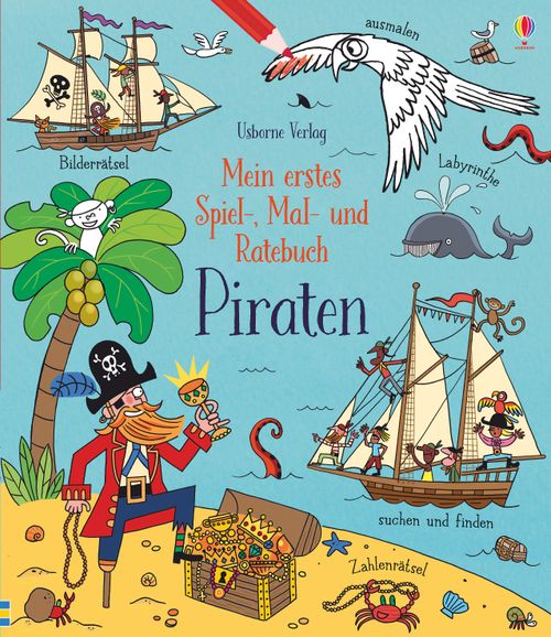 Cover des Buches Mein erstes Spiel-, Mal- und Ratebuch: Piraten von 