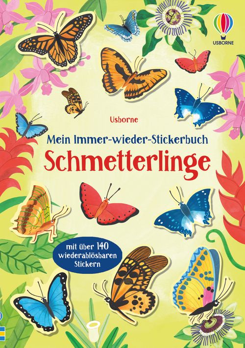 Cover des Buches Mein Immer-wieder-Stickerbuch: Schmetterlinge von 