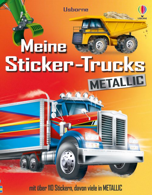 Cover des Buches Meine Sticker-Trucks METALLIC von  Cover des Buches Meine Sticker-Trucks METALLIC von