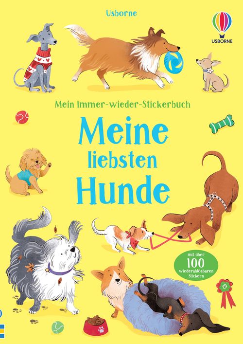 Cover des Buches Mein Immer-wieder-Stickerbuch: Meine liebsten Hunde von 