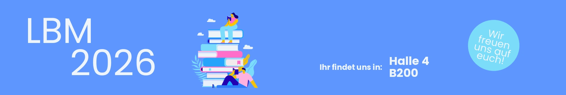 Grafik zur Leipziger Buchmesse 2026