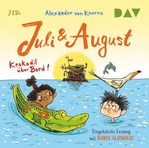 Cover des Buches Juli und August – Krokodil über Bord! von 