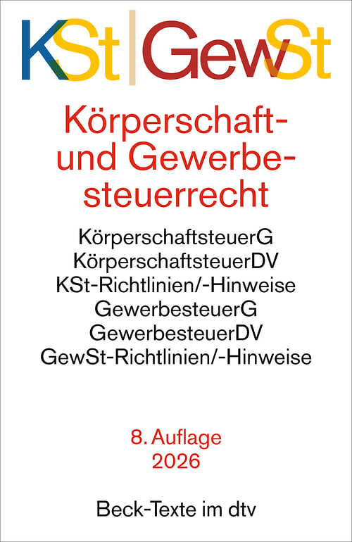 Cover des Buches Körperschaftsteuerrecht / Gewerbesteuerrecht von 