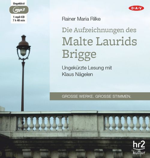 Cover des Buches Die Aufzeichnungen des Malte Laurids Brigge von 