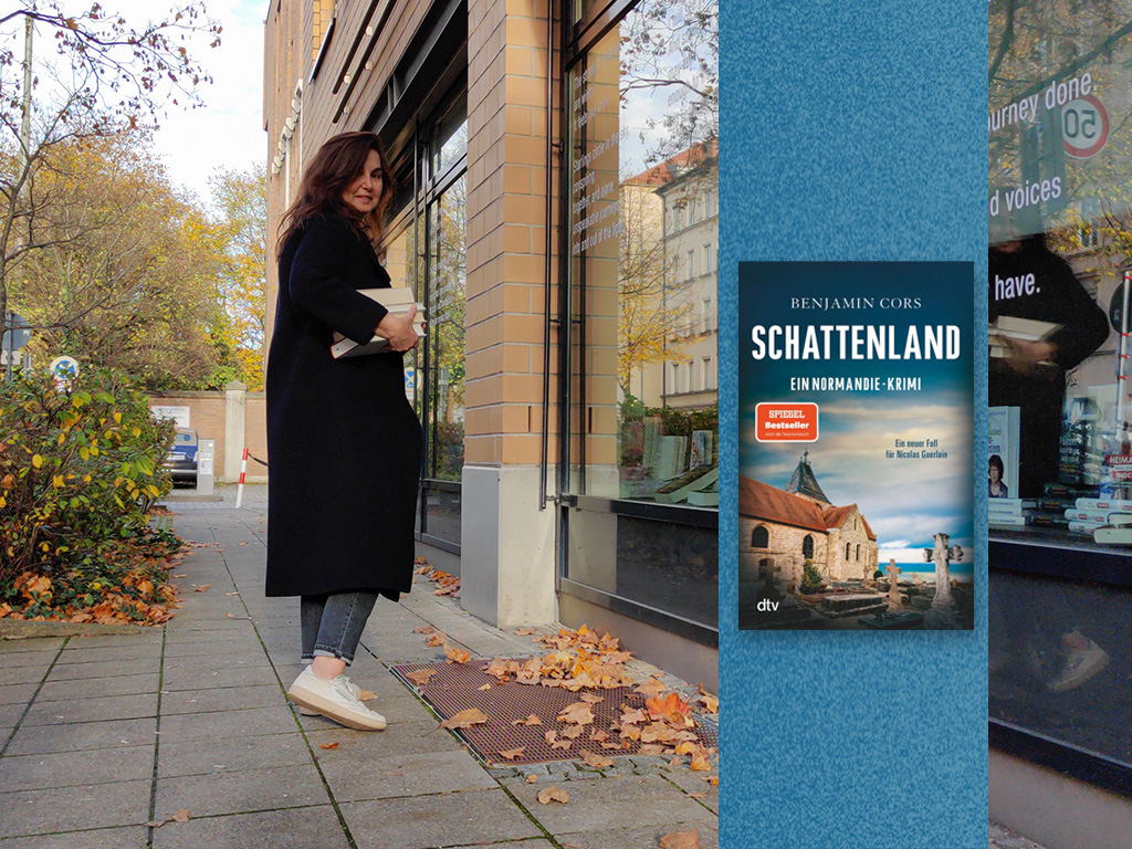 Foto von Olga Tsitiridous (und Buch Schattenmann).