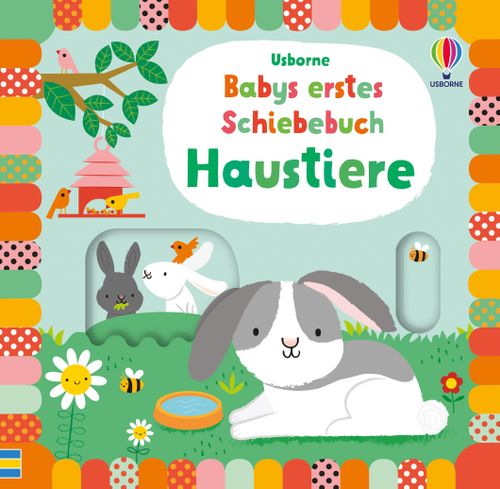 Cover des Buches Babys erstes Schiebebuch: Haustiere von 