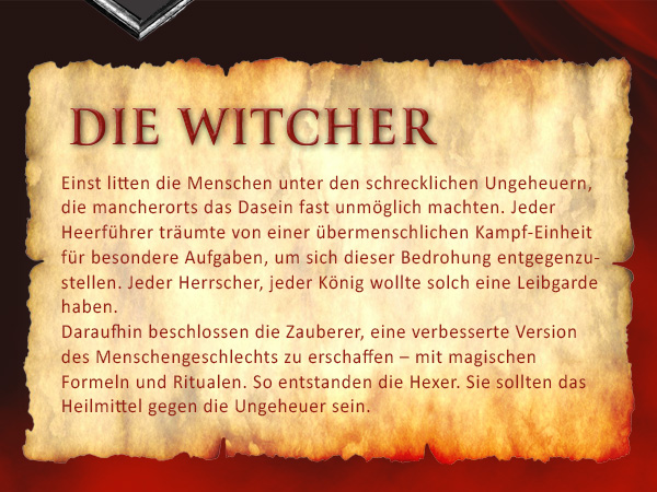 Beschreibung Die Witcher