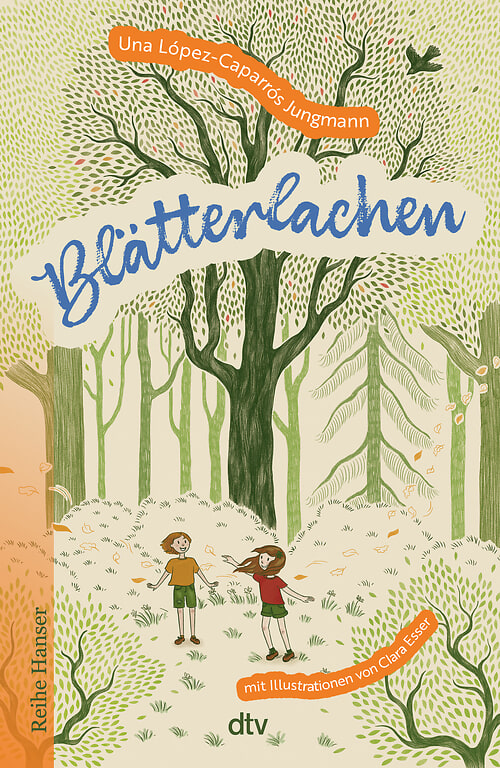 Cover des Buches Blätterlachen von Una López-Caparrós Jungmann