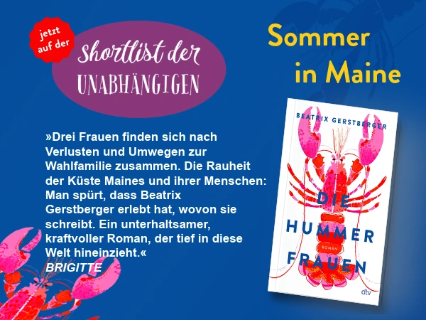 Grafik zu Die Hummerfrauen von Beatrix Gerstberger mit der Headline Sommer in Maine.