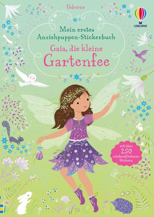 Cover des Buches Mein erstes Anziehpuppen-Stickerbuch: Gaia, die kleine Gartenfee von 