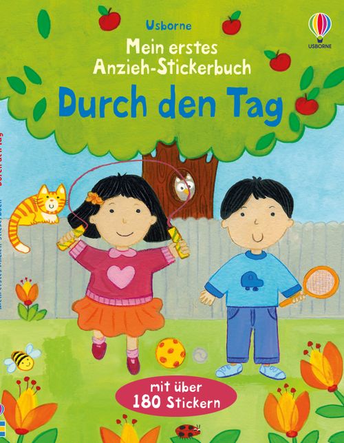 Cover des Buches Mein erstes Anzieh-Stickerbuch: Durch den Tag von 