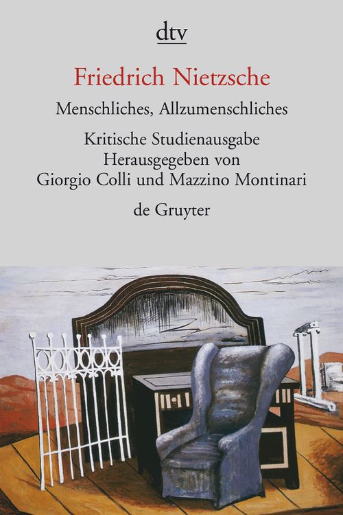 Cover des Buches Menschliches, Allzumenschliches I und II von 