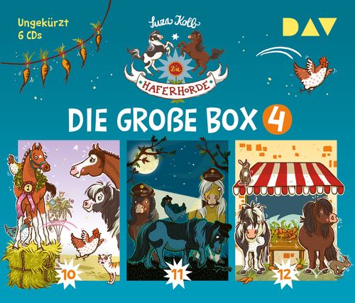 Cover des Buches Die Haferhorde – Die große Box 4 (Teil 10-12) von 