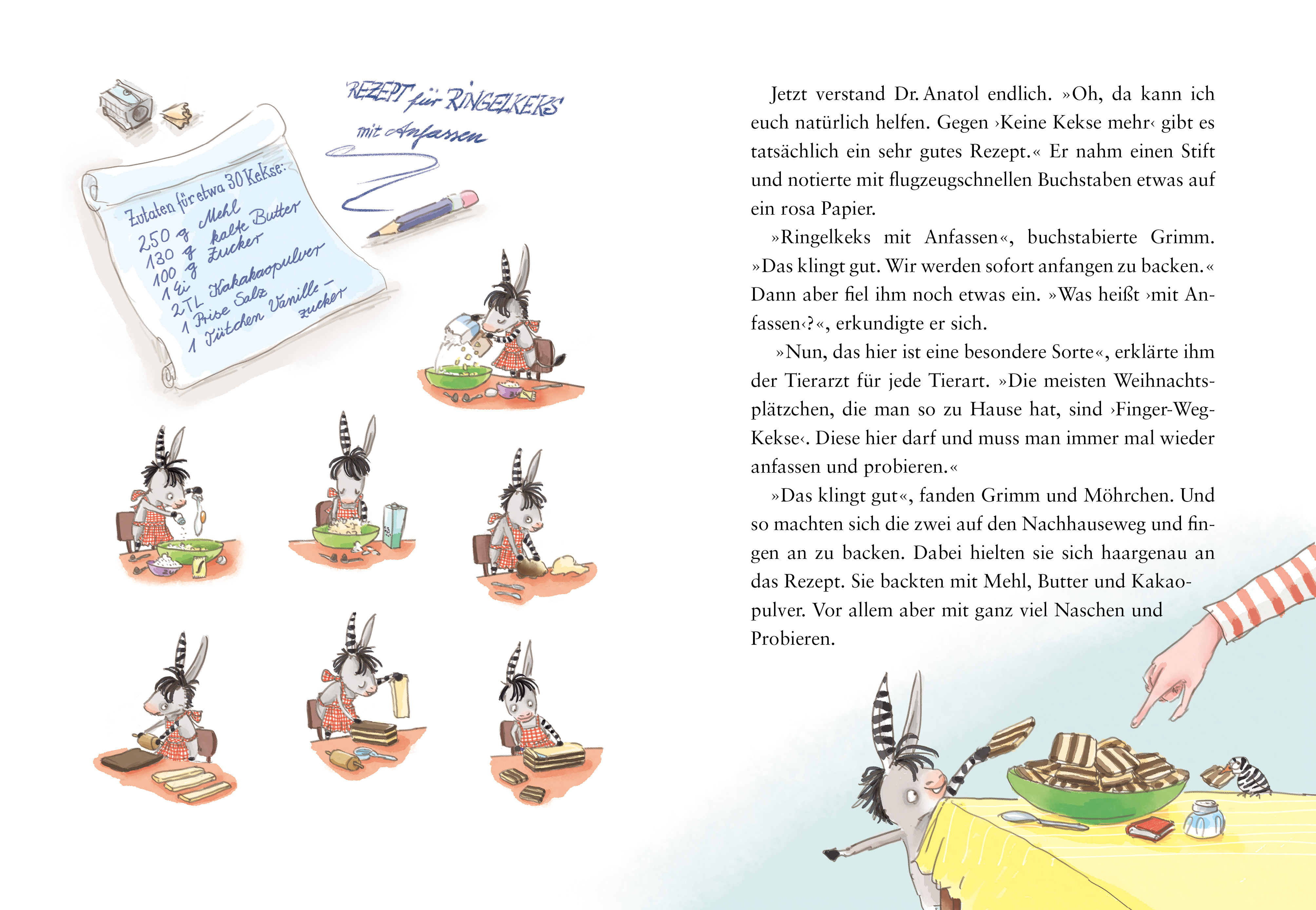 Cover des Buches Grimm und Möhrchen und die Weihnachtswette – 24 Geschichten, Lieder und Ideen zum Advent​ von Stephanie Schneider