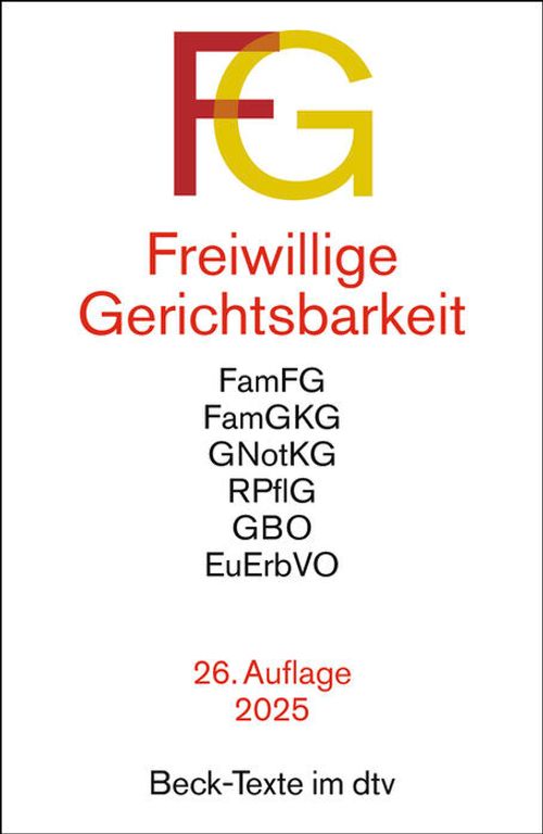 Cover des Buches Freiwillige Gerichtsbarkeit von 