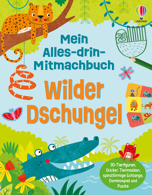 Cover des Buches Mein Alles-drin-Mitmachbuch: Wilder Dschungel von