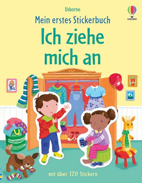 Cover des Buches Mein erstes Stickerbuch: Ich ziehe mich an von  Cover des Buches Mein erstes Stickerbuch: Ich ziehe mich an von