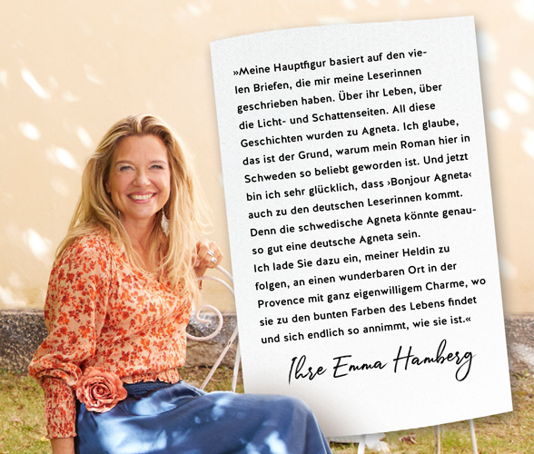 Foto der Autorin Emma Hamberg mit Kurzinterview