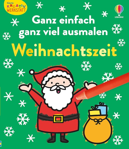 Cover des Buches Kleine Kreativ-Werkstatt - Ganz einfach ganz viel ausmalen: Weihnachtszeit von 
