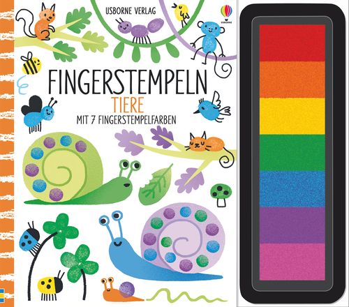 Cover des Buches Fingerstempeln: Tiere von Fiona Watt
