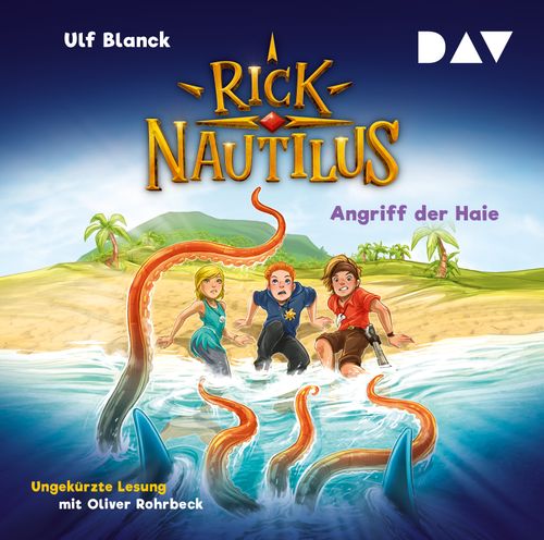 Cover des Buches Rick Nautilus – Teil 7: Angriff der Haie von 