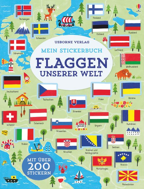 Cover des Buches Mein Stickerbuch: Flaggen unserer Welt von 