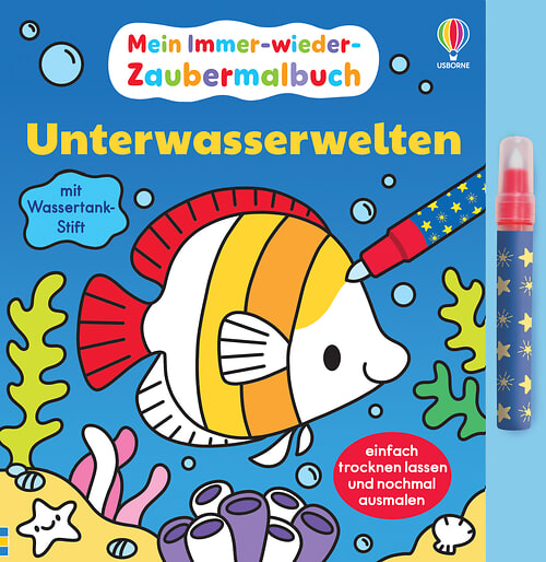 Cover des Buches Mein Immer-wieder-Zaubermalbuch: Unterwasserwelten von