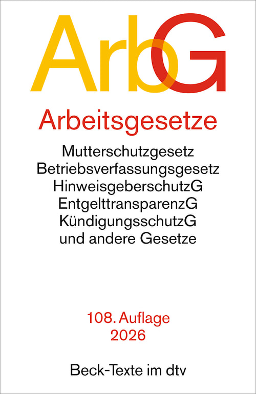 Cover des Buches Arbeitsgesetze von Prof. Dr. Ulrich Koch