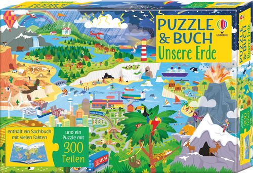 Cover des Buches Puzzle & Buch: Unsere Erde von 