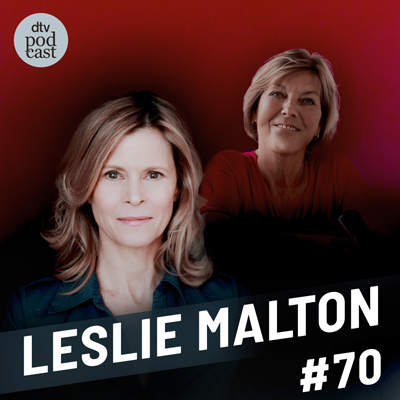 Folge 70 des Podcasts Dora Heldt trifft mit Leslie Malton