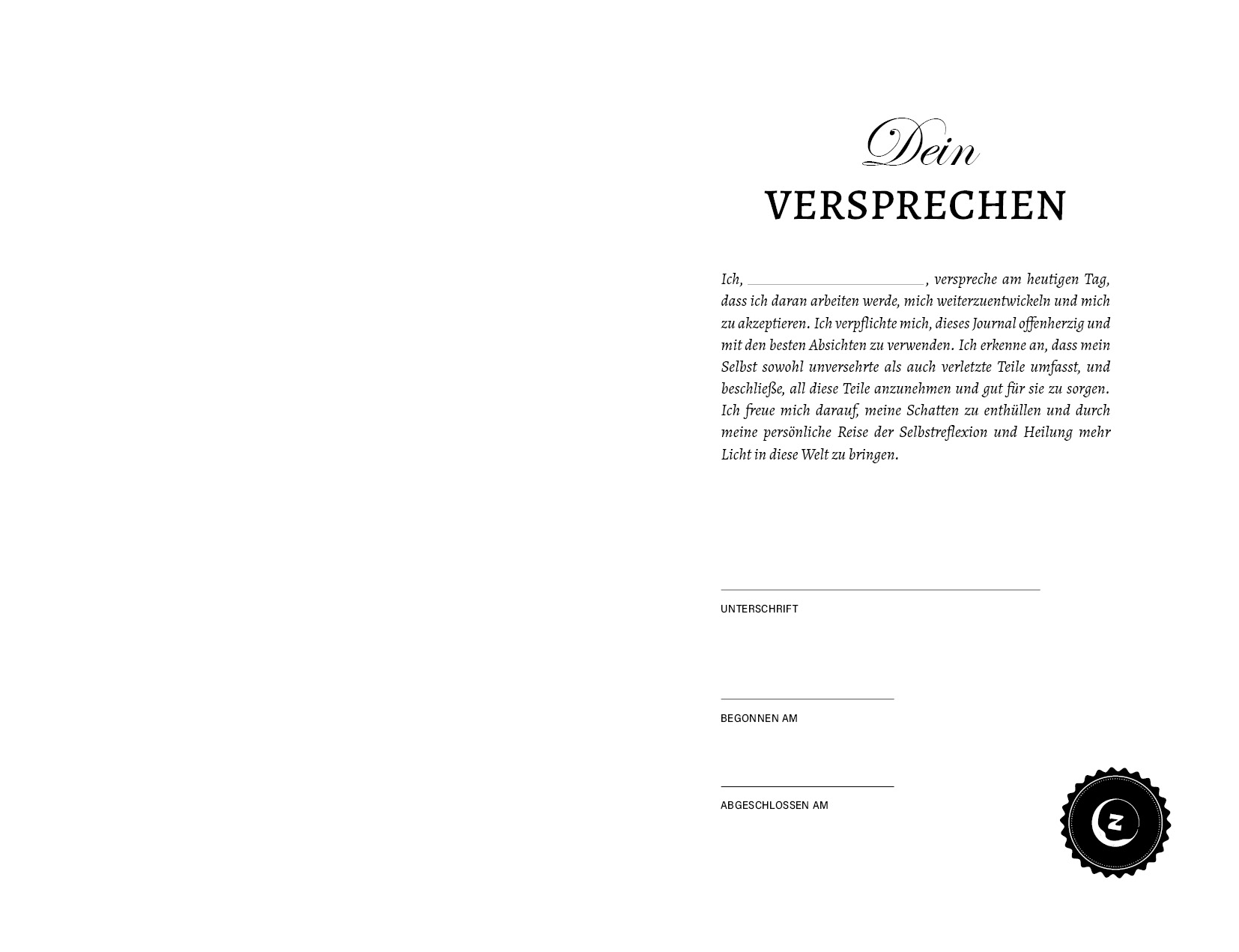 Das Shadow Work Journal