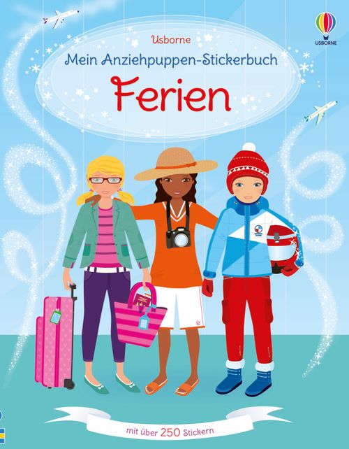 Cover des Buches Mein Anziehpuppen-Stickerbuch: Ferien von Fiona Watt