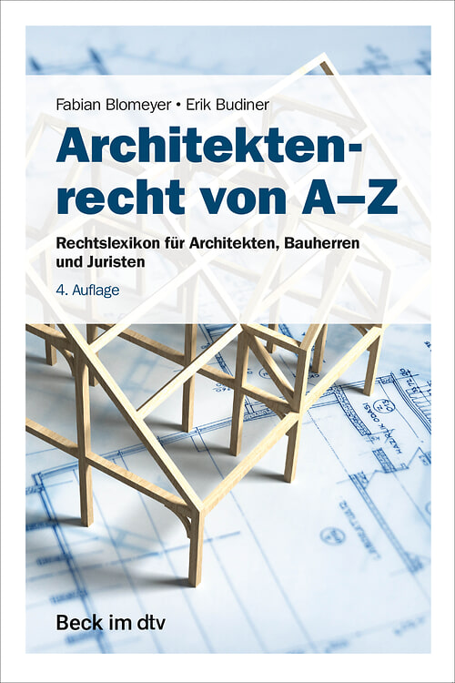 Cover des Buches Architektenrecht von A-Z von Fabian Blomeyer, Erik Budiner