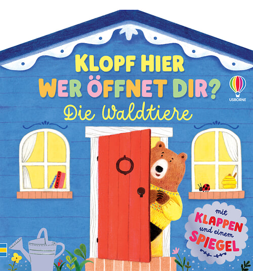 Cover des Buches Klopf hier – wer öffnet dir? Die Waldtiere von