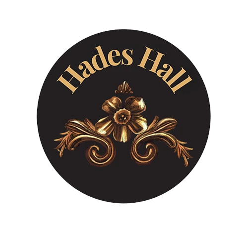 Wappen des Hades-Hauses mit Vergissmeinnicht-Symbol aus dem Buch Aftermyth von Tracy Wolff