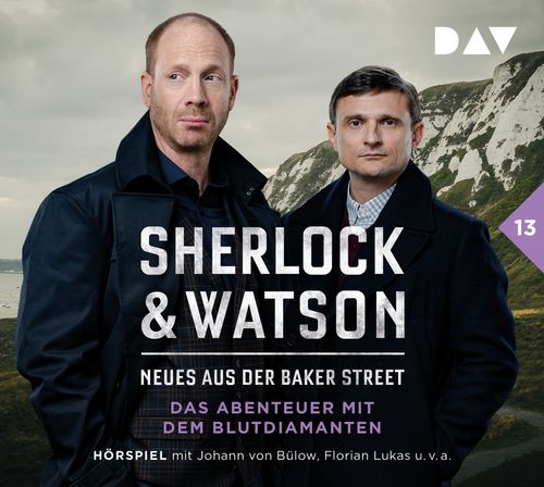 Cover des Buches Sherlock & Watson – Neues aus der Baker Street: Das Abenteuer mit dem Blutdiamanten (Fall 13) von 