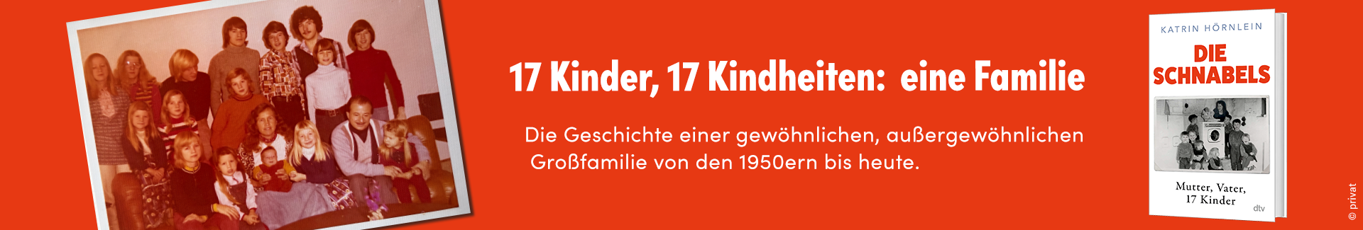 Banner zum Buch "Die Schnabels" von Katrin Hörnlein