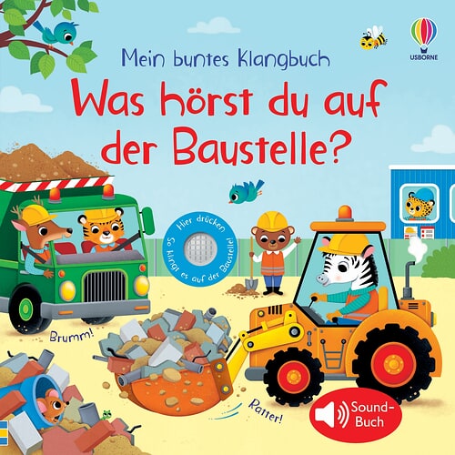 Cover des Buches Mein buntes Klangbuch: Was hörst du auf der Baustelle? von 