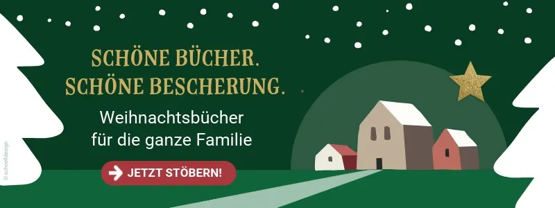 Weihnachtliche Landschaft und Text Weihnachtsbücher für die ganze Familie